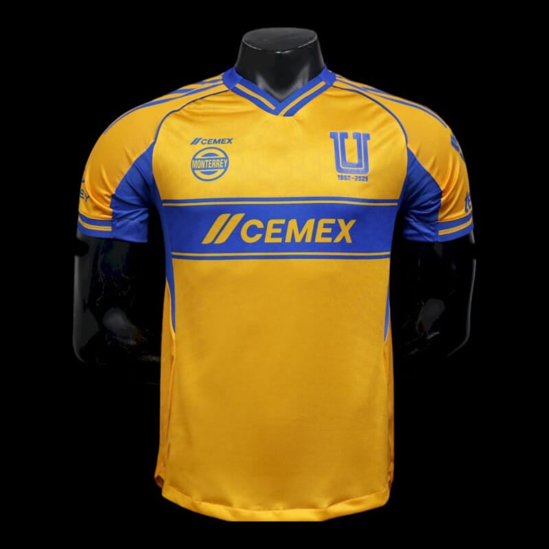 Maillot Tigres Uanl 25/26 version joueur — vue face