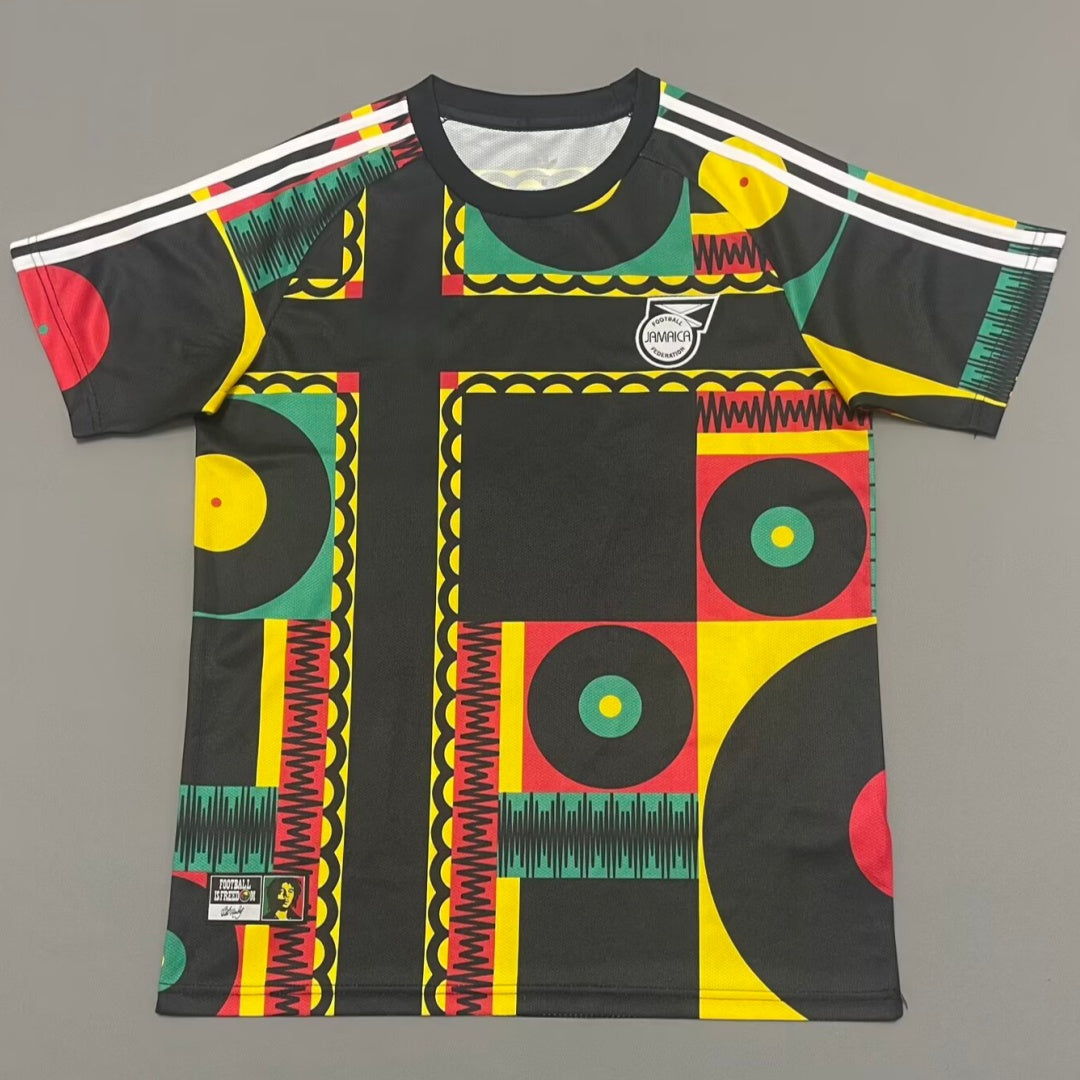 Maillot Jamaïque 2026 version fan — vue detail