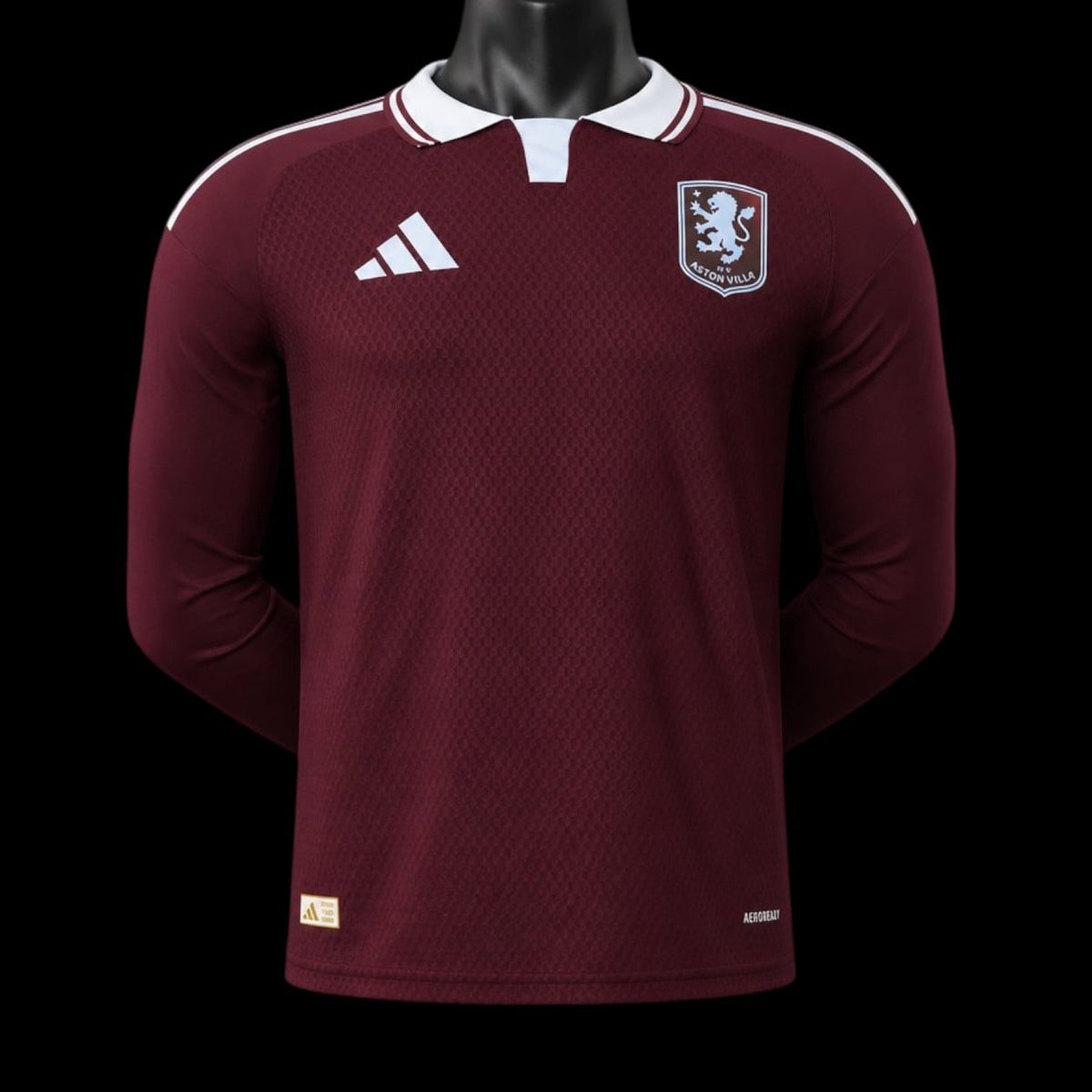 Maillot manches longues Aston Villa 26/27 version joueur — vue face