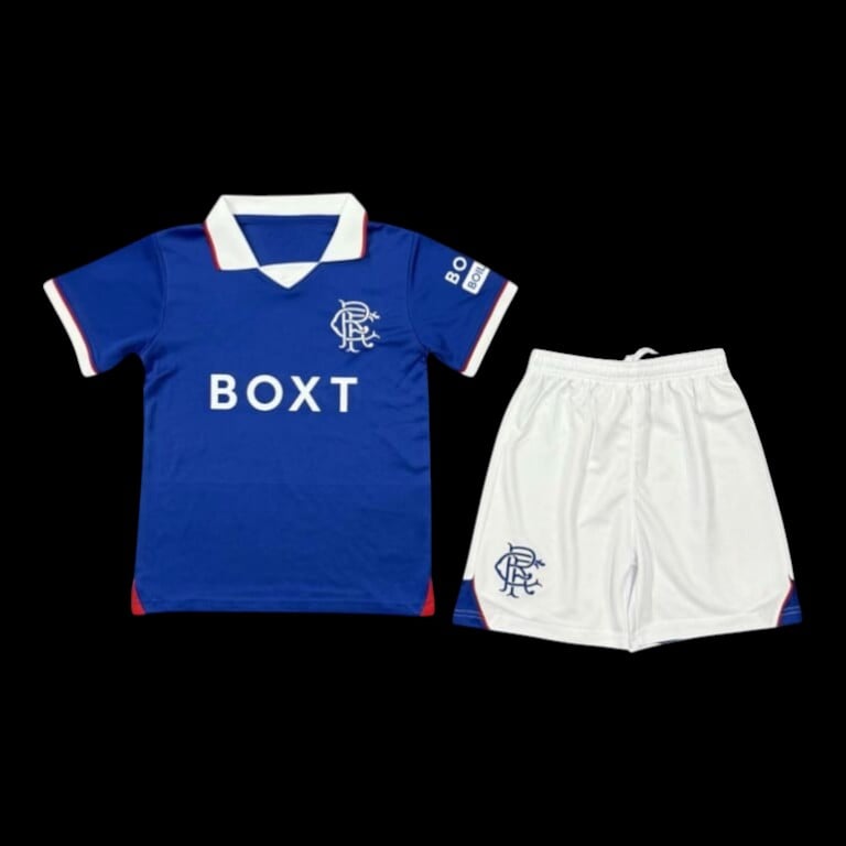 Maillot enfant Rangers FC 25/26 version fan — vue face