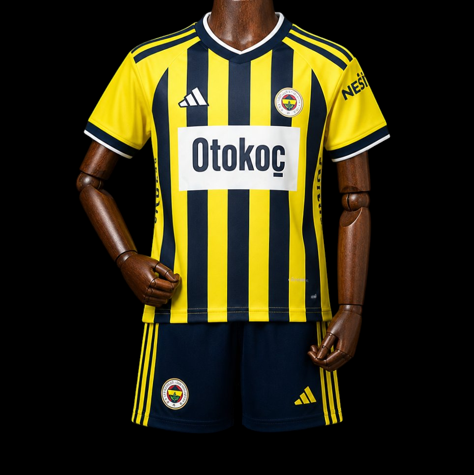Maillot enfant Fenerbahce 26/27 version fan — vue face