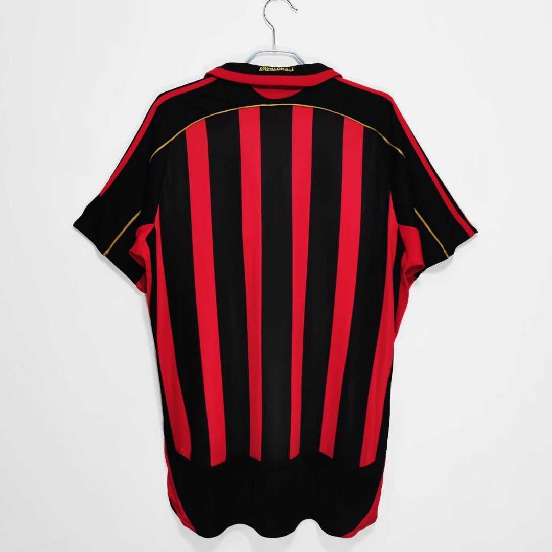 Maillot Milan AC 06/07 version fan — vue dos