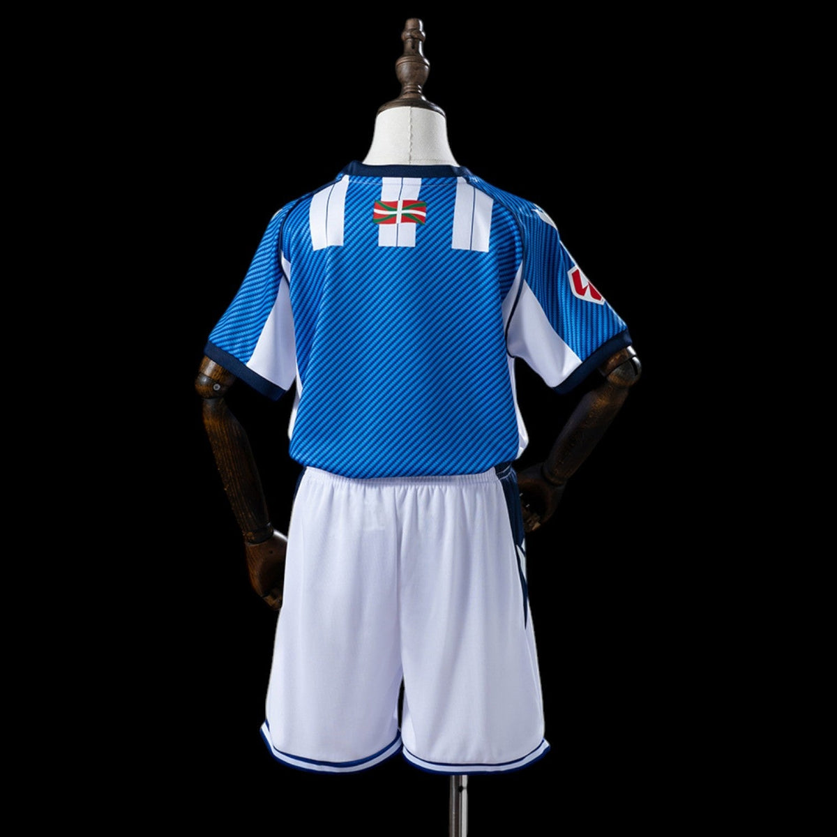 Maillot enfant Real Sociedad 25/26 version fan — vue dos