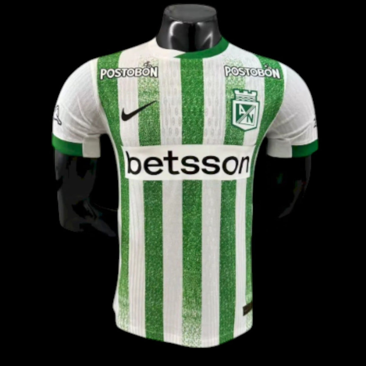 Maillot Atlético Nacional 25/26 version joueur — vue face