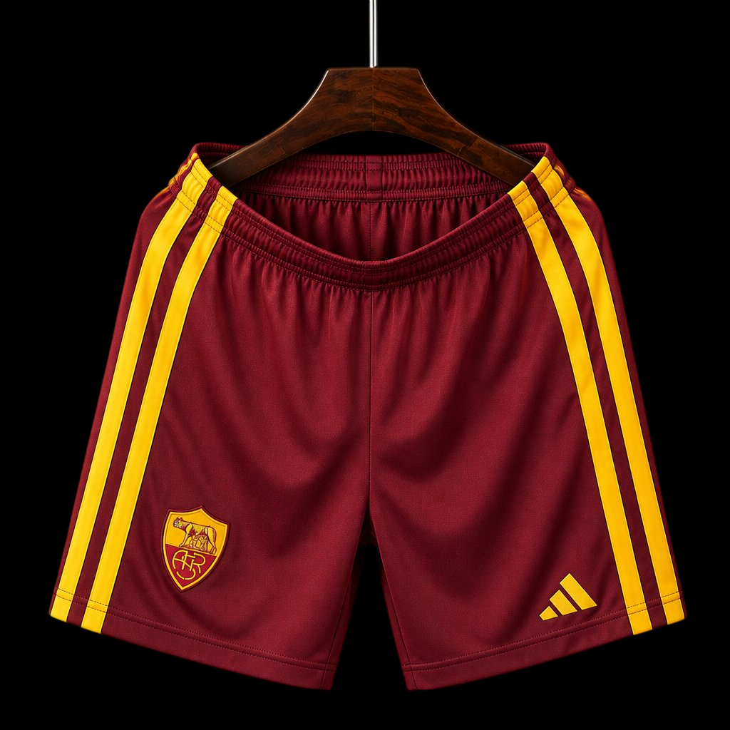 Short AS Roma 26/27 version fan — vue face