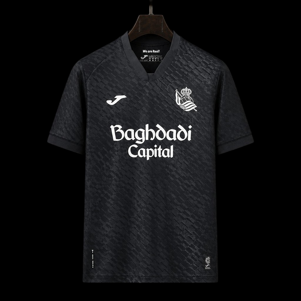 Maillot Real Sociedad 26/27 version fan — vue face