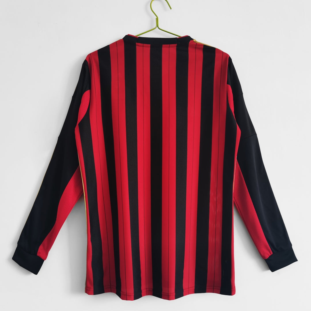 Maillot manches longues Milan AC 13/14 version fan — vue dos