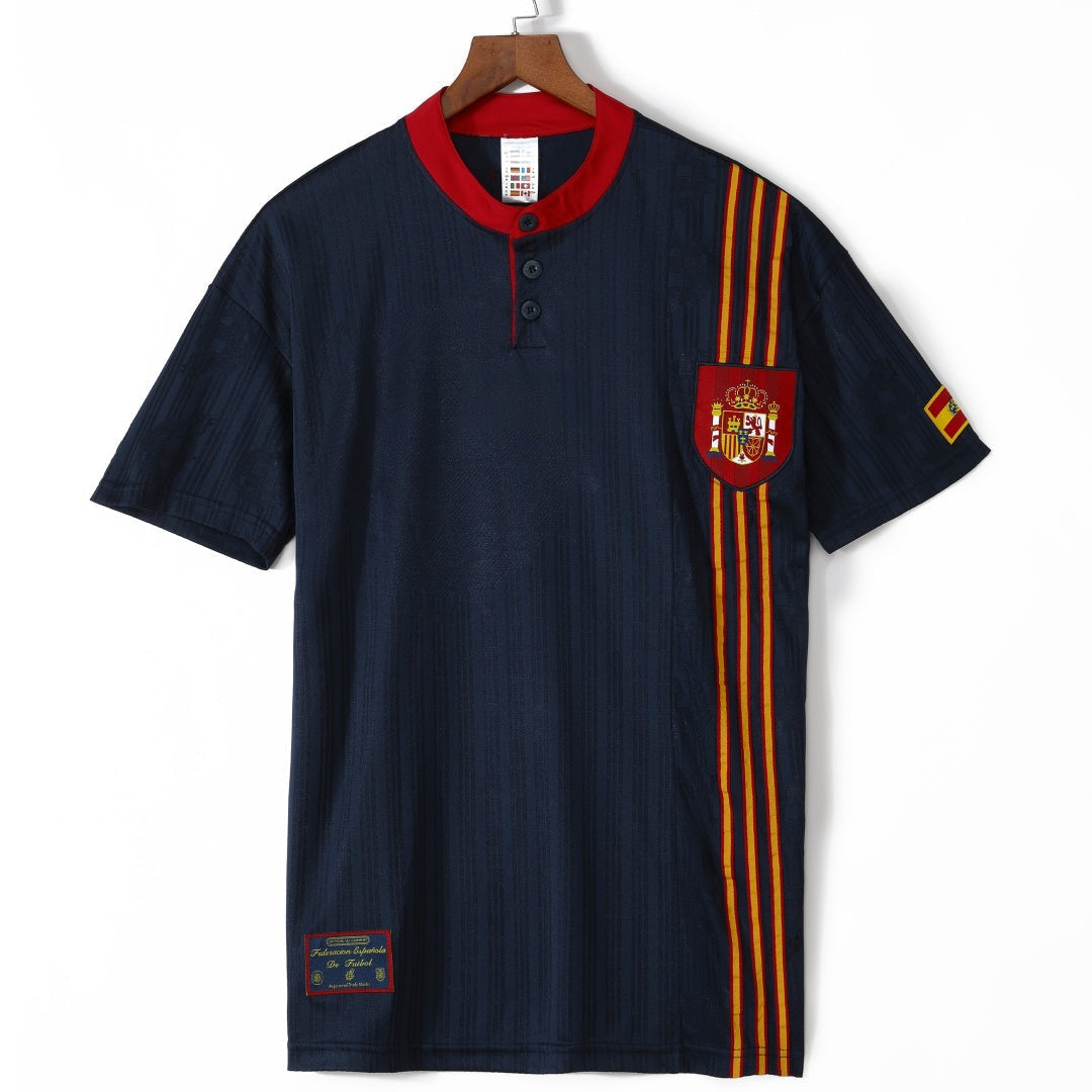 Maillot Espagne 1996 version fan — vue face