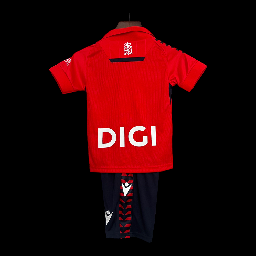 Maillot enfant Osasuna 25/26 version fan — vue dos