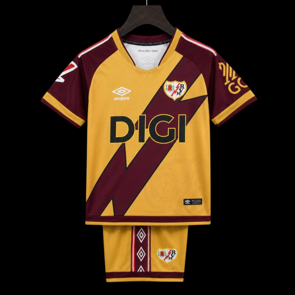 Maillot enfant Rayo Vallecano 26/27 version fan — vue face