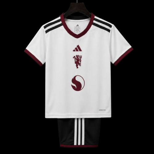 Maillot enfant Manchester United 26/27 version fan — vue face
