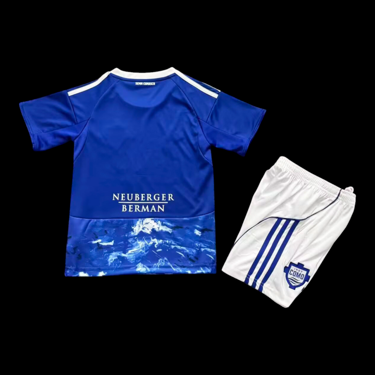 Maillot enfant Como 25/26 version fan — vue dos