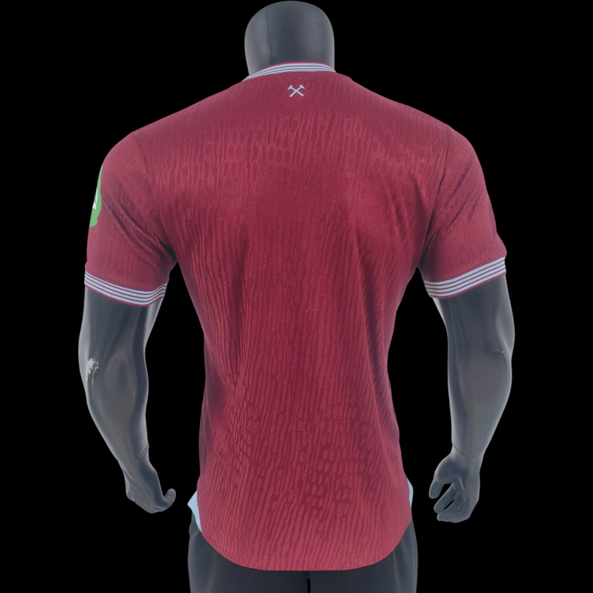 Maillot West Ham 25/26 version joueur — vue dos