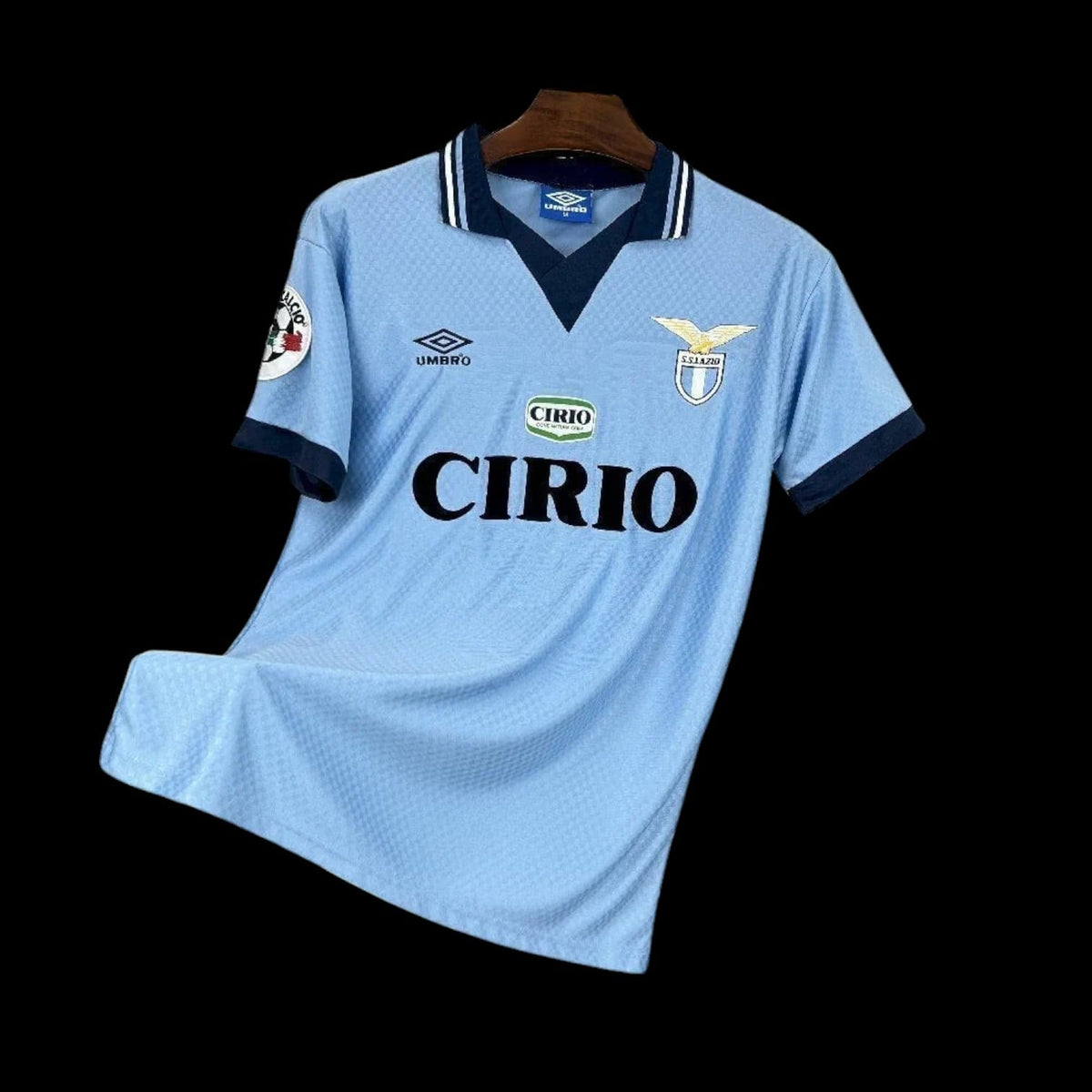Maillot Lazio Rome 1996 version fan — vue face