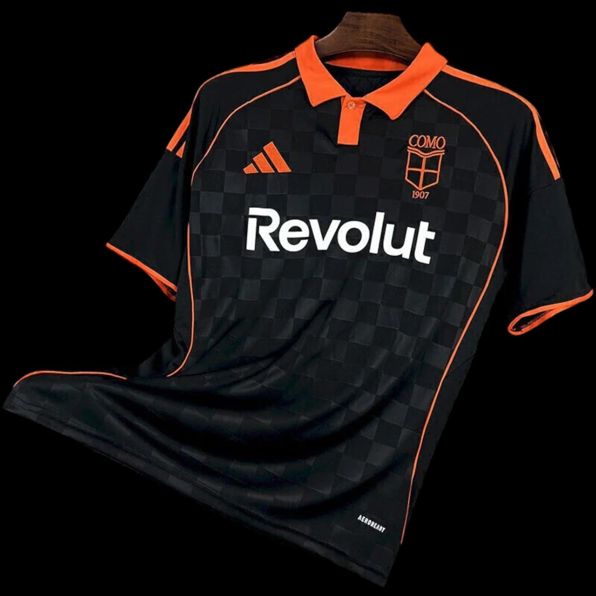 Maillot Como 25/26 version fan — vue face