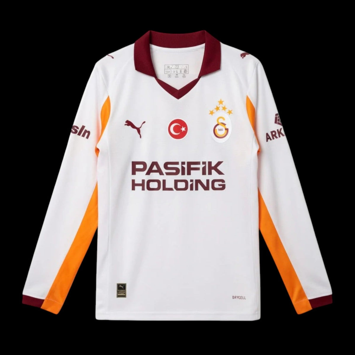 Maillot manches longues Galatasaray 25/26 version fan — vue face