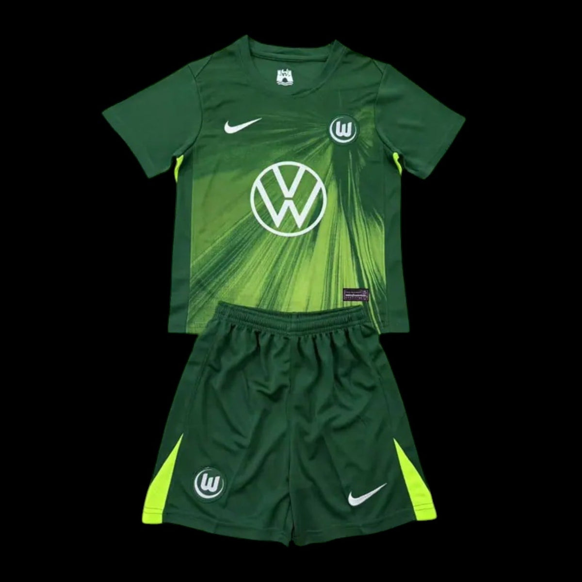 Maillot enfant Wolfsburg 25/26 version fan — vue face