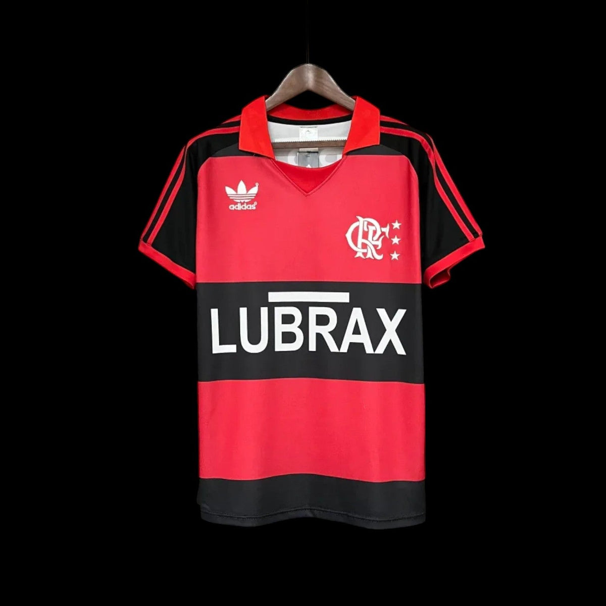 Maillot Flamengo 1986 version fan — vue face