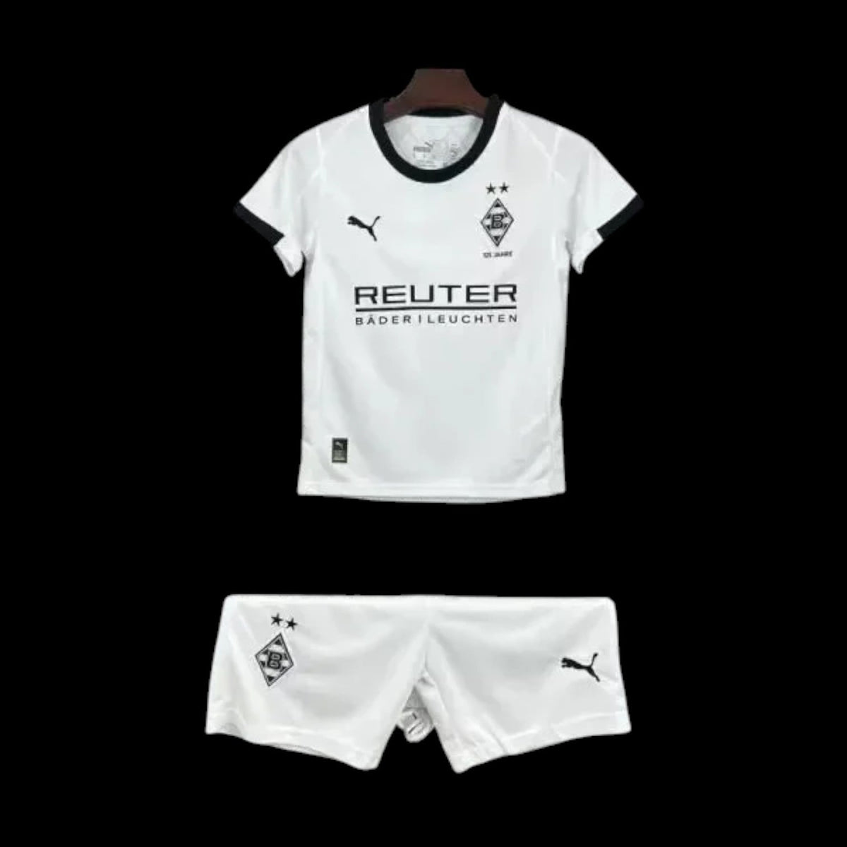 Maillot enfant Borussia Mönchengladbach 25/26 version fan — vue face