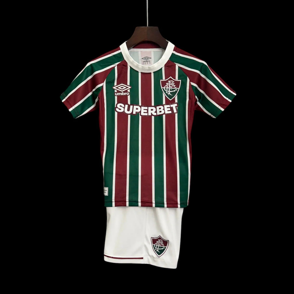 Maillot enfant Fluminense 25/26 version fan — vue face