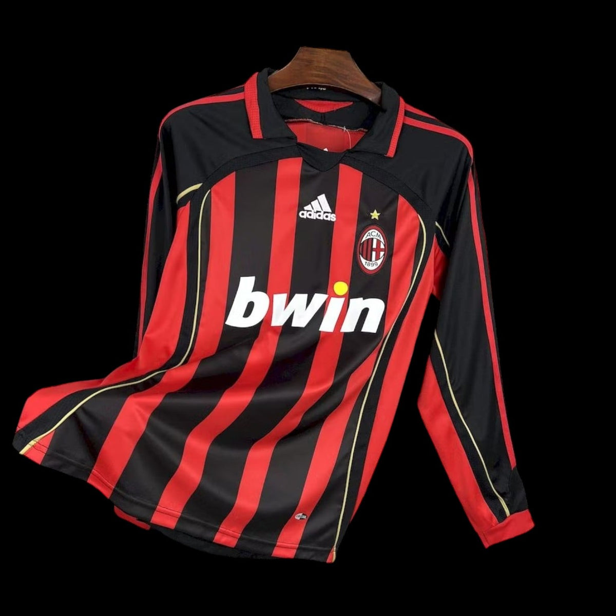 Maillot manches longues Milan AC 06/07 version fan — vue face