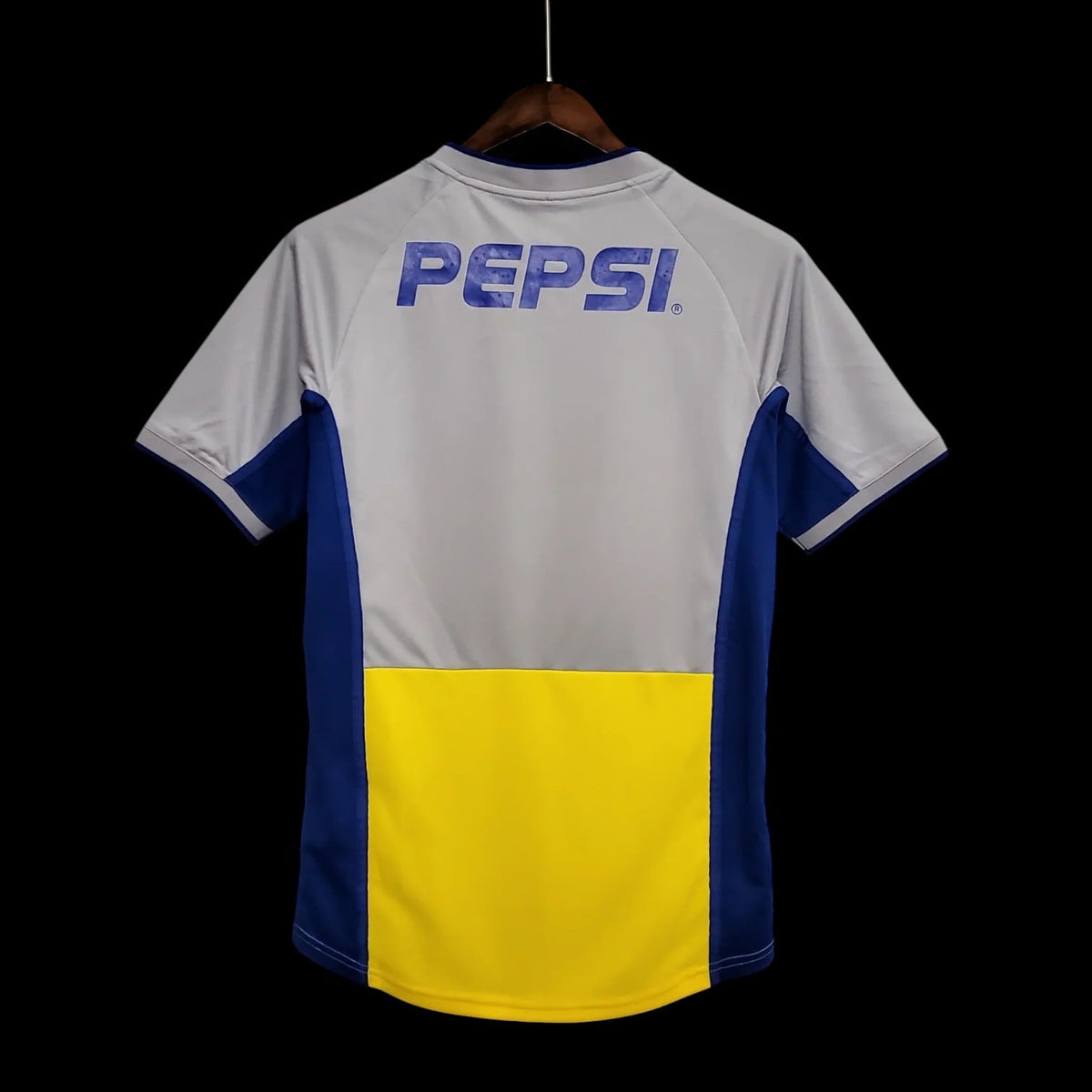 Maillot Boca Junior 2002 version fan — vue dos