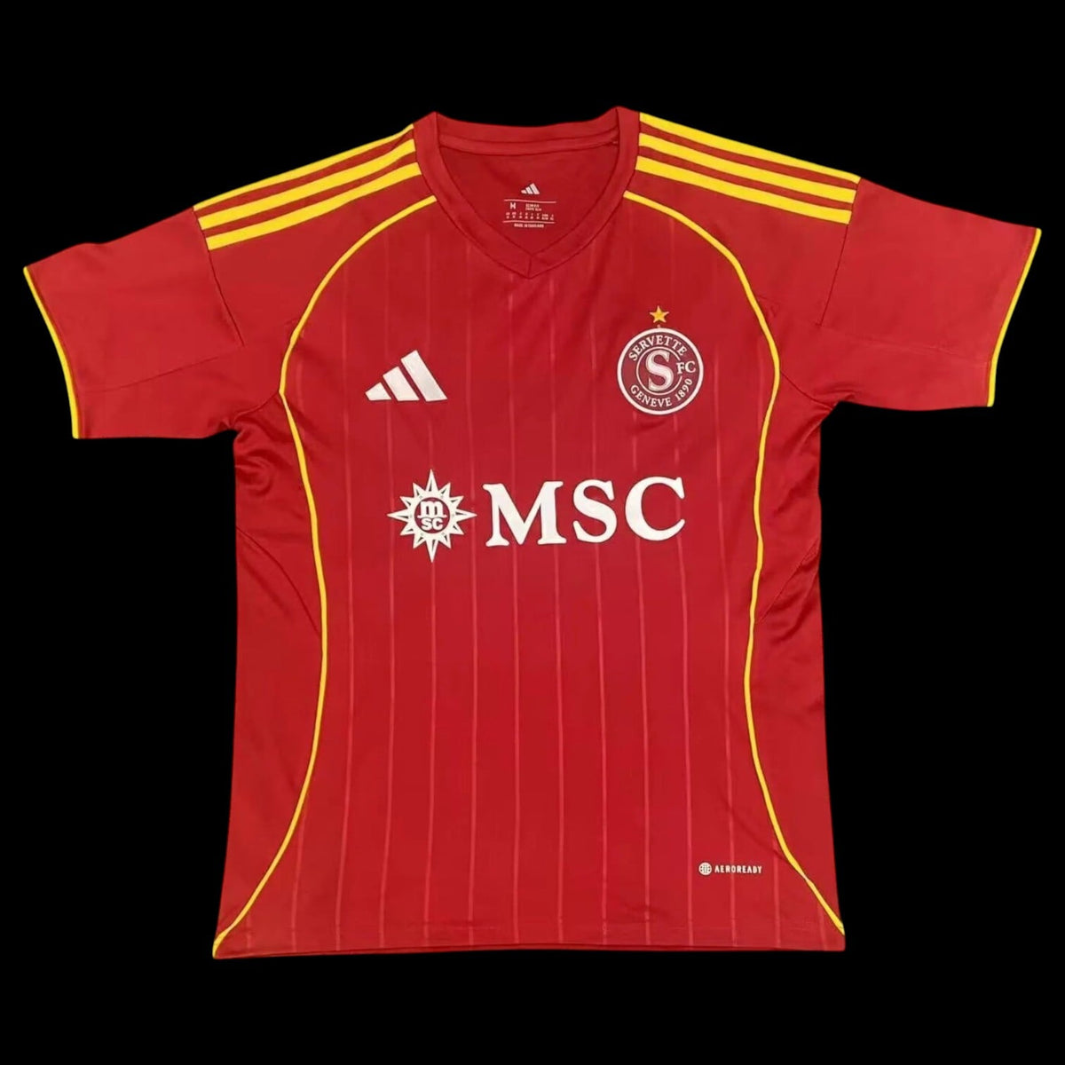 Maillot Servette 25/26 version fan — vue face