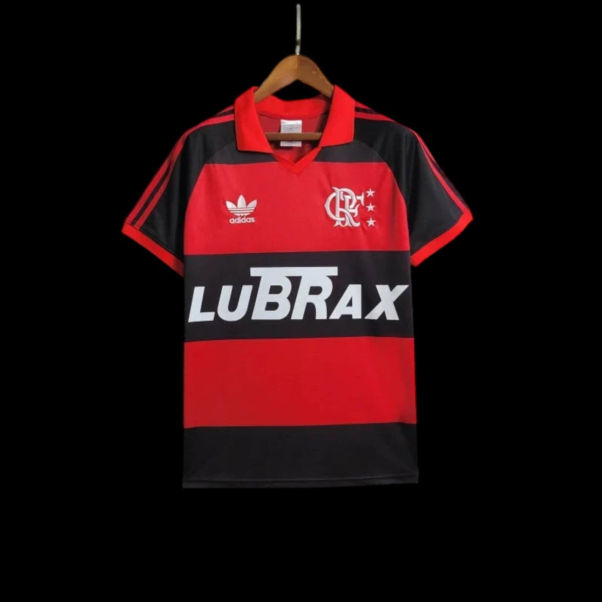 Maillot Flamengo 1987 version fan — vue face