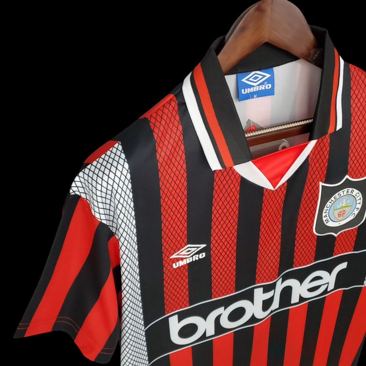 Maillot Manchester City 94/96 version fan — vue detail