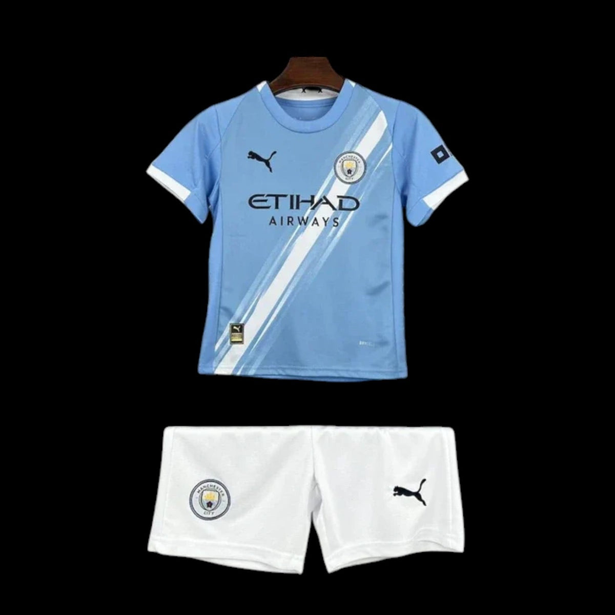 Maillot enfant Manchester City 25/26 version fan — vue face