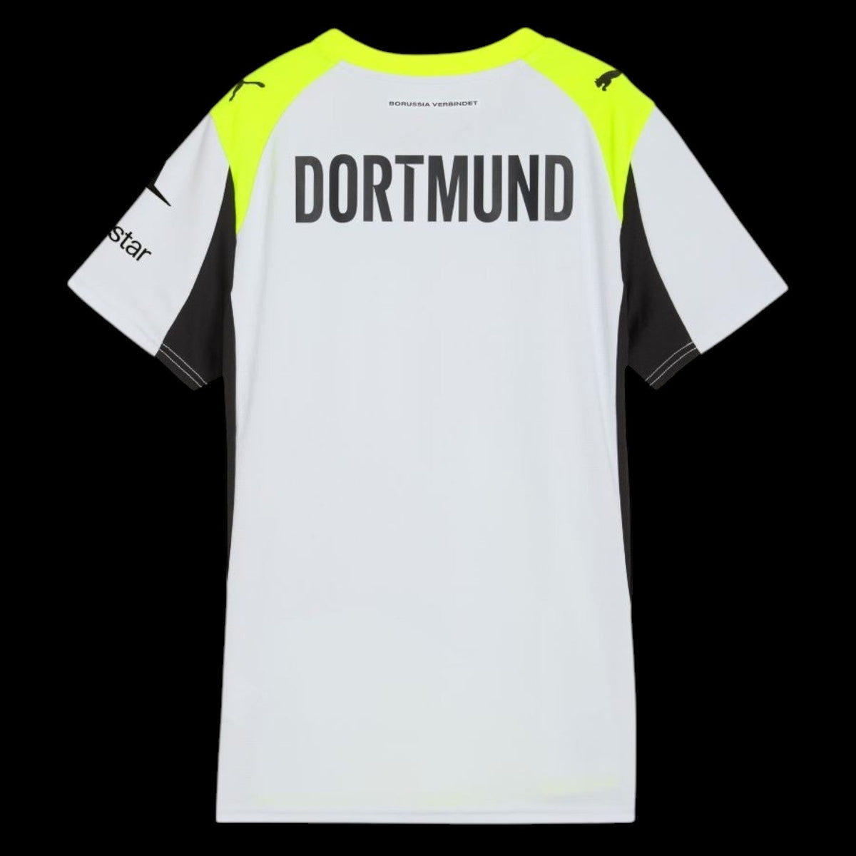 Maillot BVB Dortmund 25/26 version fan — vue dos