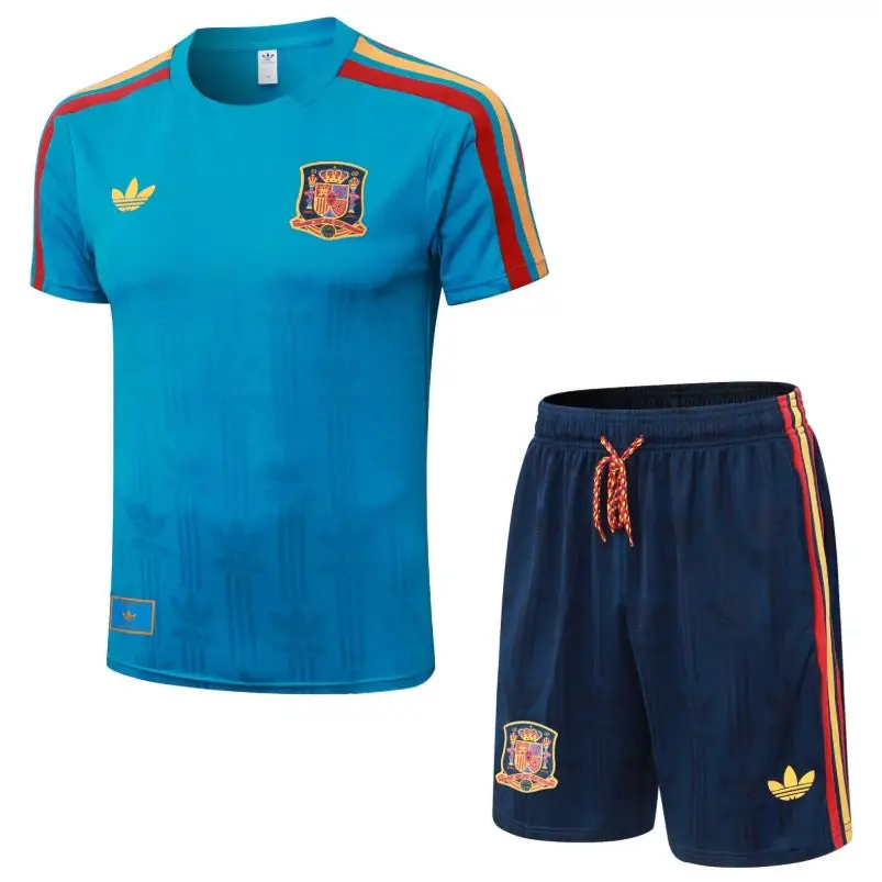 Kit Entraînement Espagne Extérieur Coupe Du Monde 2026 Manches Courtes