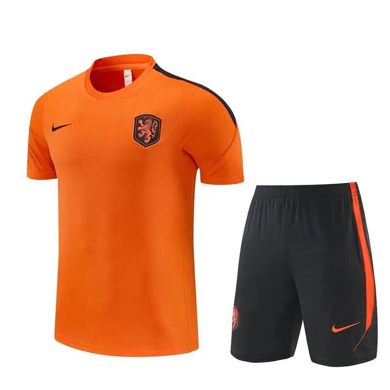 Kit Entraînement Pays Bas Orange 2025/2026 Manches Courtes