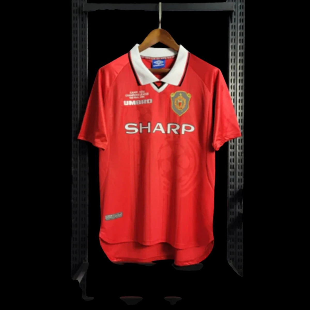 Maillot Manchester United 1999 version fan — vue face