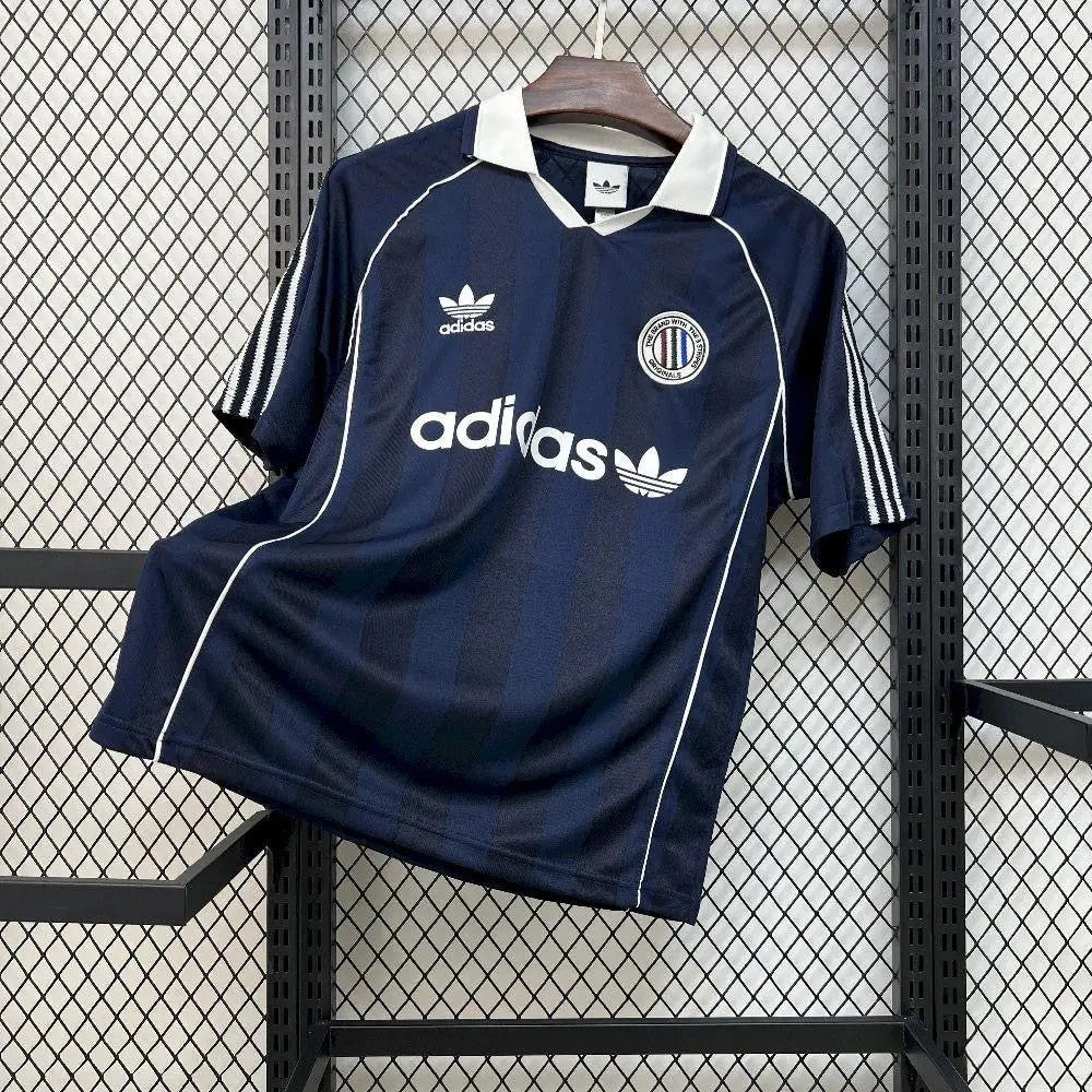 Adidas Trefoil Vintage Bleu Navy Foncé 2026
