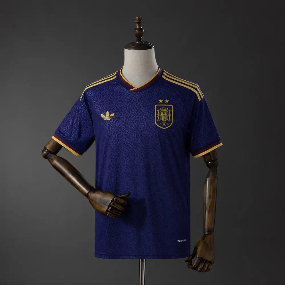 Espagne Coupe Du Monde 2026 Extérieur Concept 2 Étoiles Bleu