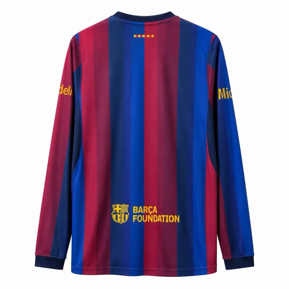 Fc Barcelone Domicile Manches Longues 26/27