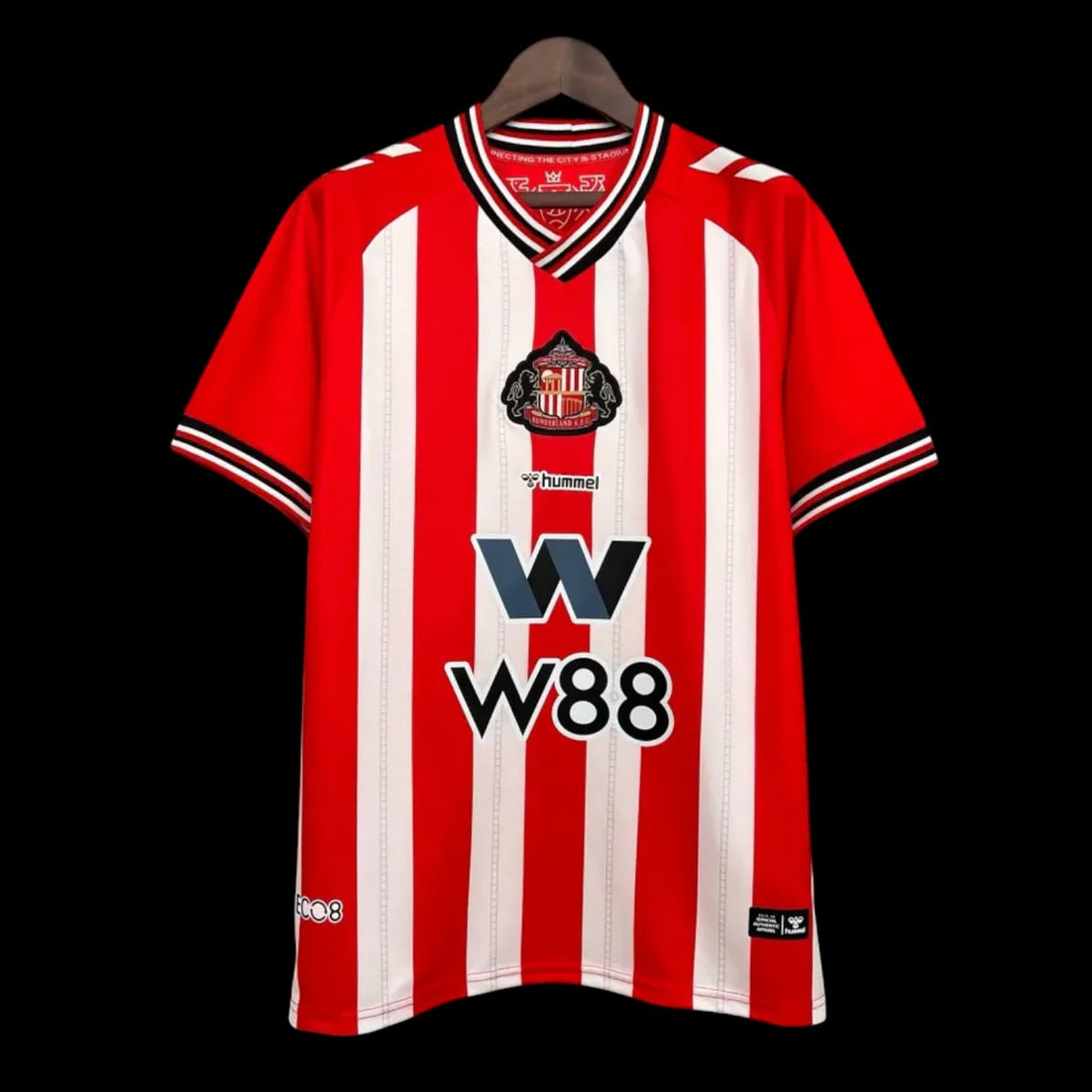 Maillot Sunderland 25/26 version fan — vue face