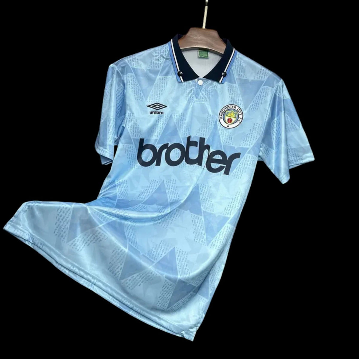 Maillot Manchester City 1989 version fan — vue face