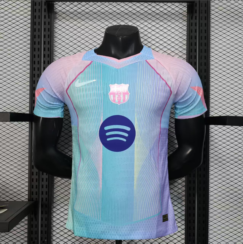 Maillot FC Barcelone 25/26 version joueur — vue face